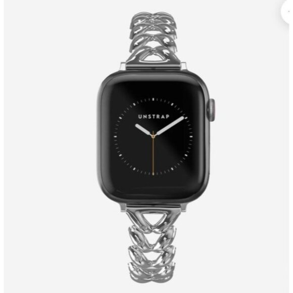 Genuine UNSTRAP 40mm Apple Watch Bracelet Strap Siena Silver Retail $55 - Picture 3 of 5